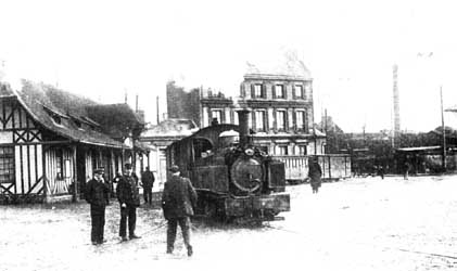 Carte postale ancienne GareStPierre1891 à Caen