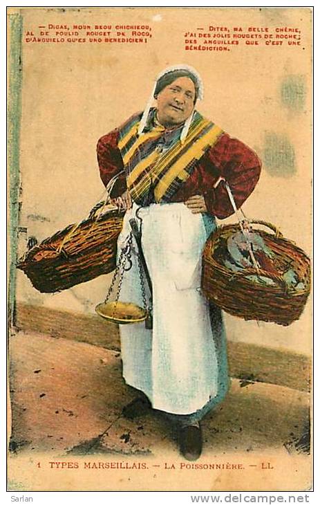 Carte postale ancienne Marseille 001 L.L. Poissonière à Marseille