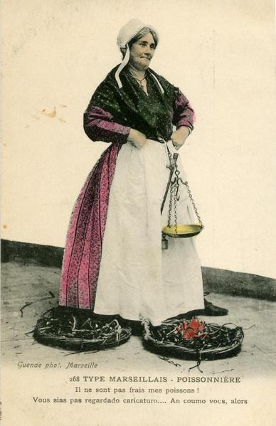 Carte postale ancienne Marseille 168 Poissonnière à Marseille