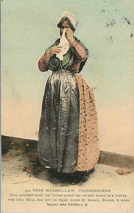 Carte postale ancienne Marseille 171 Poissonnière à Marseille