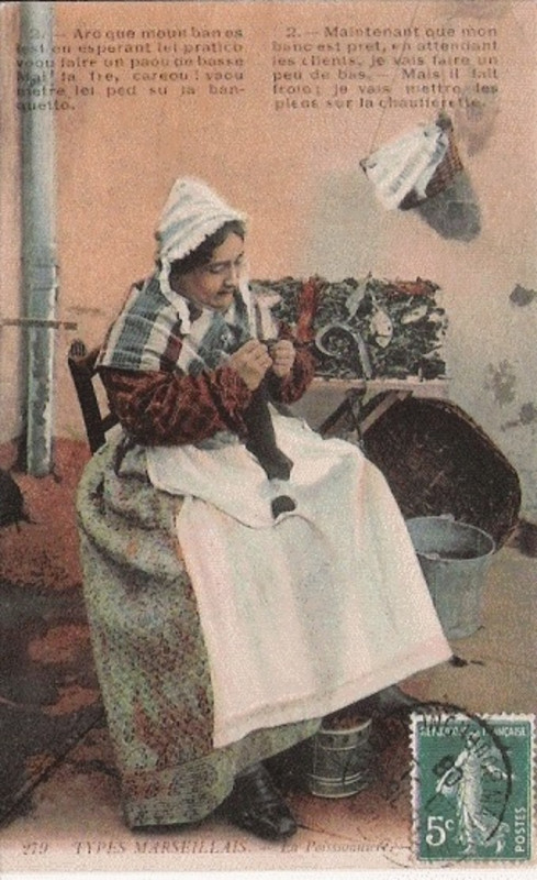 Carte postale ancienne Marseille 279 Poissonnière à Marseille