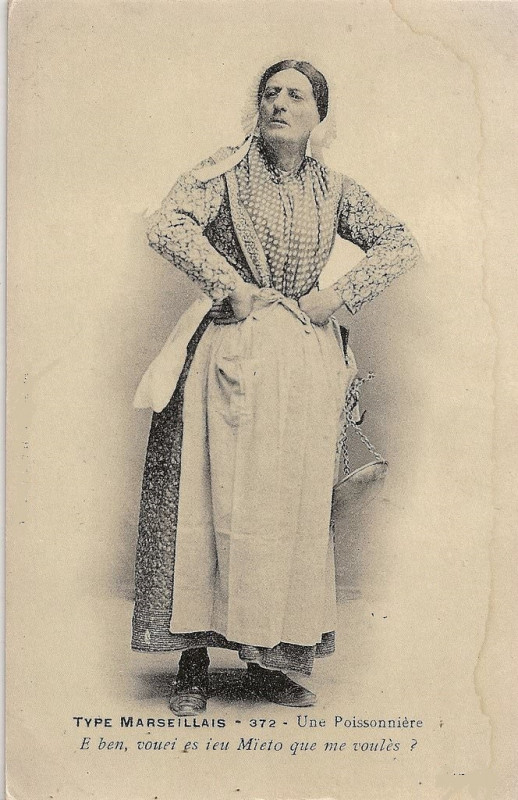Carte postale ancienne Marseille 372 Poissonnière à Marseille