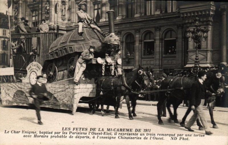 Carte postale ancienne Charc Enigme 1911