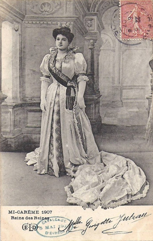 Carte postale ancienne Evreux 6 Mai 1907