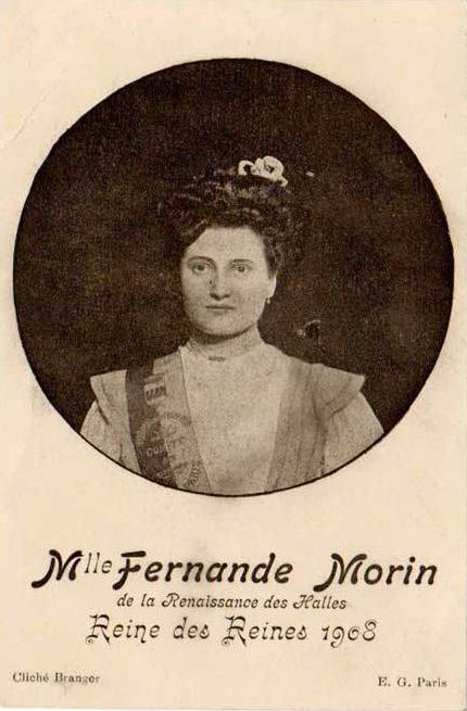 Carte postale ancienne Fernande Morin 1908 2