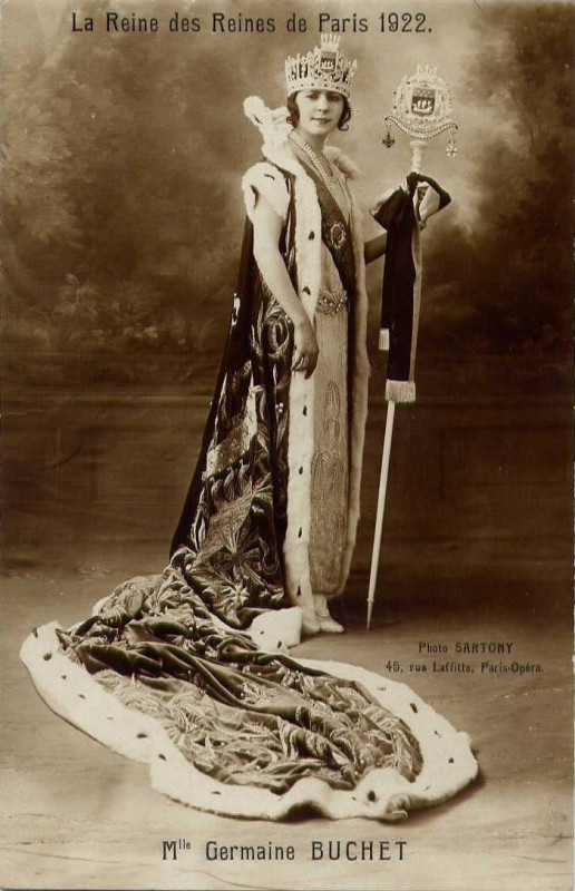 Carte postale ancienne Germaine Buchet 1922
