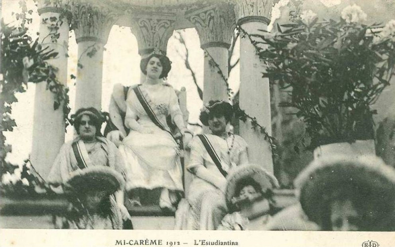Carte postale ancienne L'Estudiantina 1912