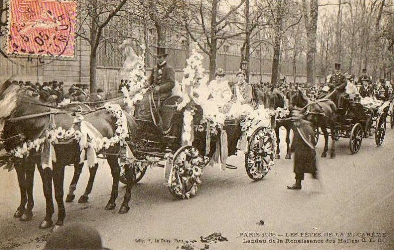 Carte postale ancienne Landau de la Renaissance des Halles 1905