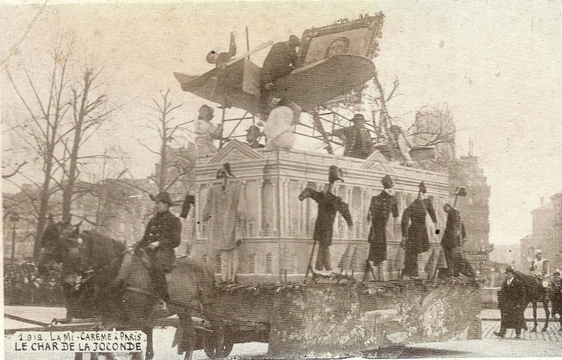 Carte postale ancienne Mi Careme 1912 2