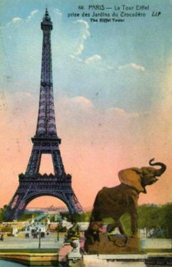 Carte postale ancienne 75-Paris-Tour Eiffel-vers 1910