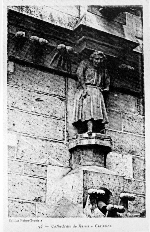 Carte postale ancienne Atalante n°11 cath Reims 75276