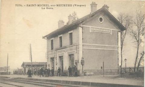 Carte postale ancienne St michel la gare 1900 01
