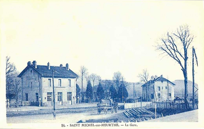 Carte postale ancienne St michel la gare 1936 01