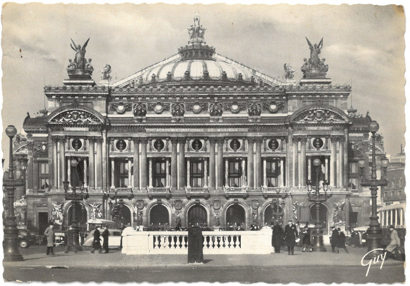 Carte postale ancienne Paris - Theatre Opera