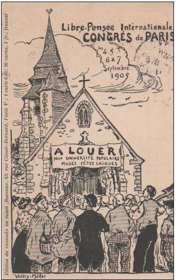 Carte postale ancienne Valéry Müller Congrès