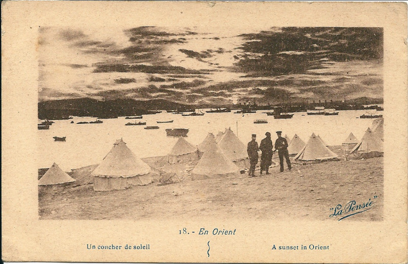 Carte postale ancienne Armée d'Orient-Cp-0003