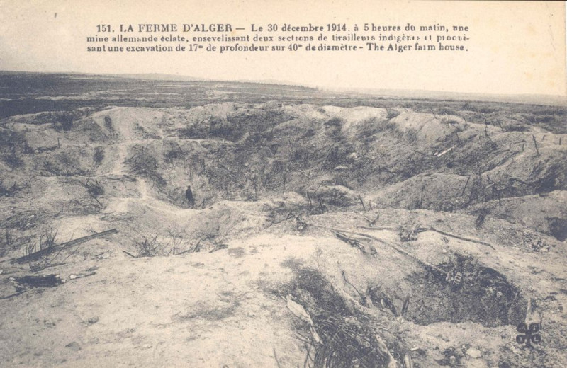 Carte postale ancienne Ferme d'Alger