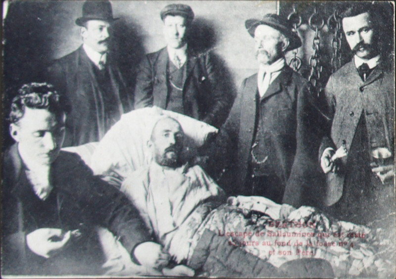 Carte postale ancienne 7 mai 1906 accident de la mine Sallaumines