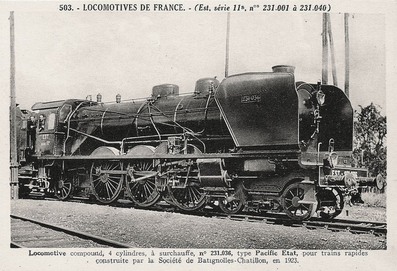 Carte postale ancienne 231-036-Est