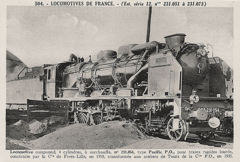 Carte postale ancienne 231-054-Est