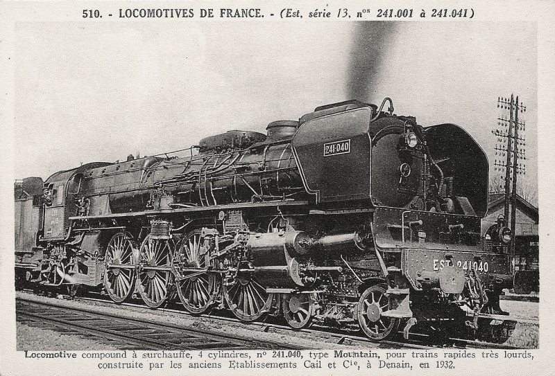 Carte postale ancienne 241-040-Est