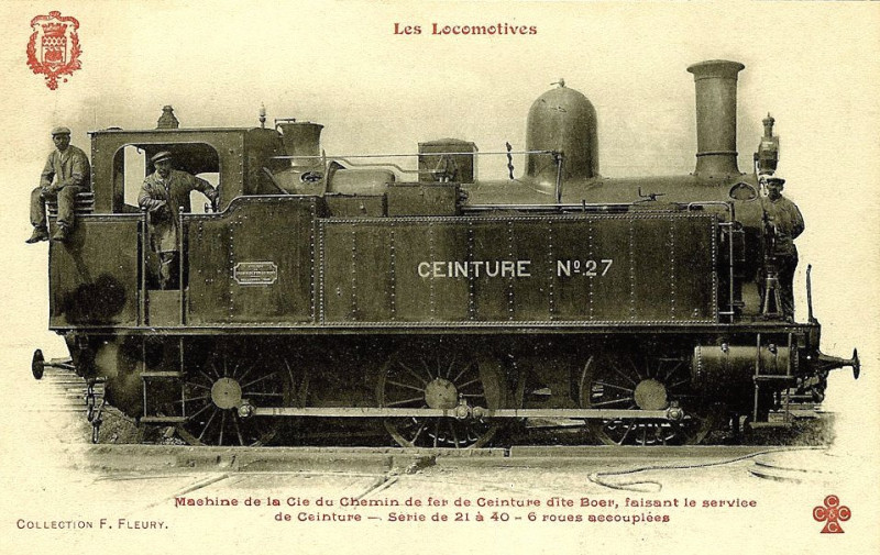 Carte postale ancienne Ceinture 030 Boer 27