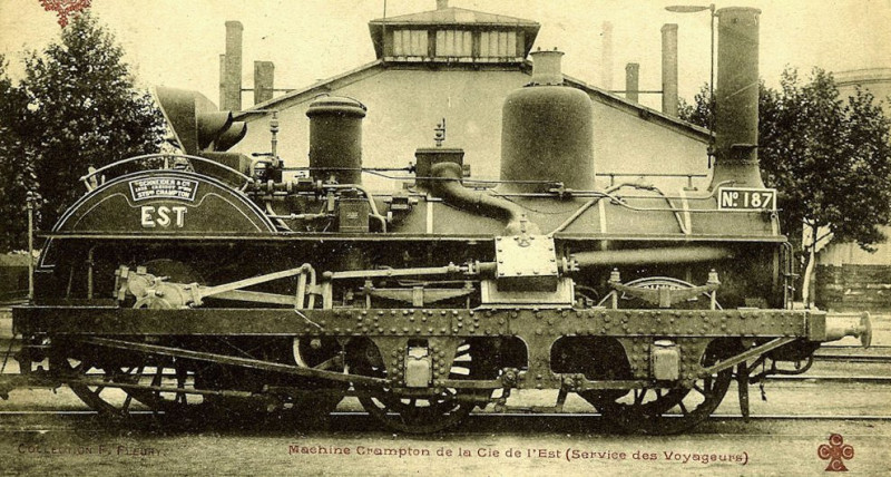 Carte postale ancienne Est 210 Crampton 187