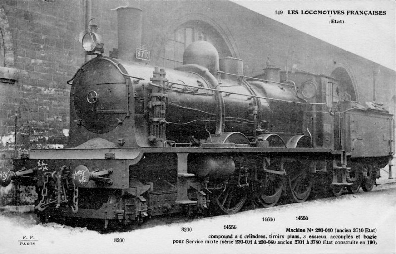 Carte postale ancienne Etat 230 3710