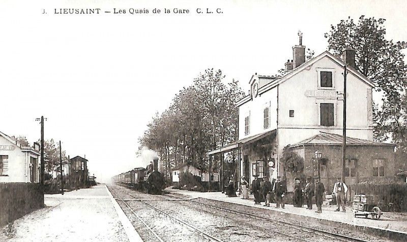 Carte postale ancienne Lieusaint-Gare-CP1241