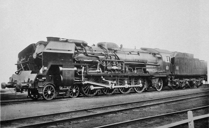 Carte postale ancienne Sncf Class 241 P
