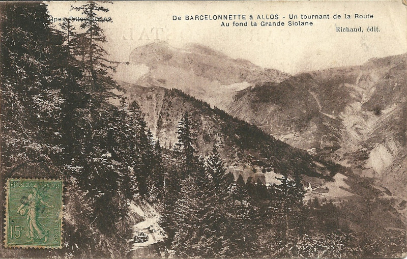 Carte postale ancienne Barcelonnette-Allos - (anté1940)-0033