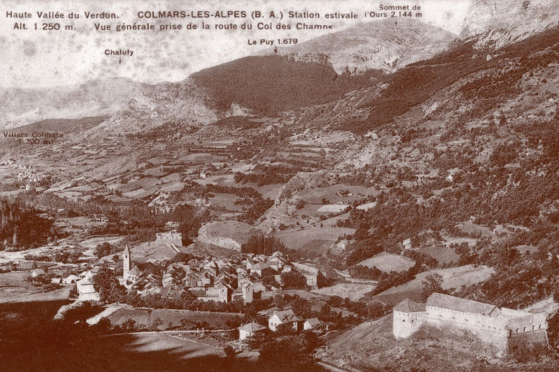 Carte postale ancienne Carte postale ancienne – Colmars-les-Alpes  à Colmars