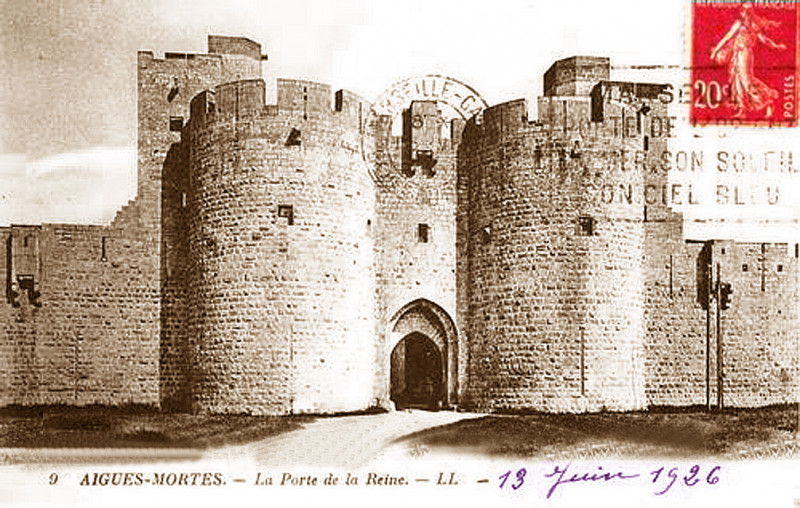 Carte postale ancienne Porte de la Reine vue générale
