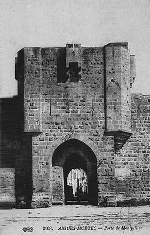 Carte postale ancienne Porte de Montpellier