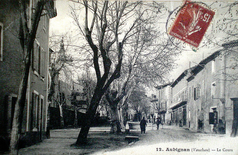 Carte postale ancienne Aubignan le Cours