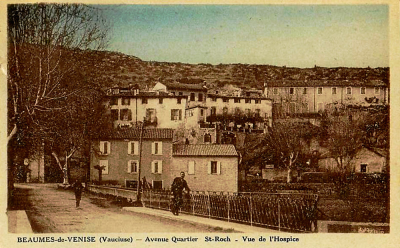 Carte postale ancienne Le pont de la Salette à Beaumes-de-Venise