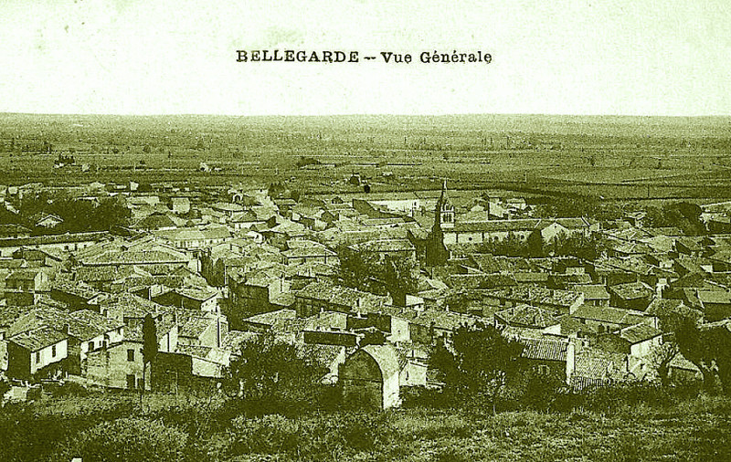 Carte postale ancienne Bellegarde Vue générale