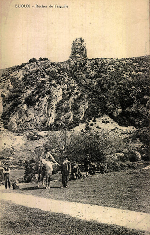 Carte postale ancienne Buoux Rocher de l'Aiguille
