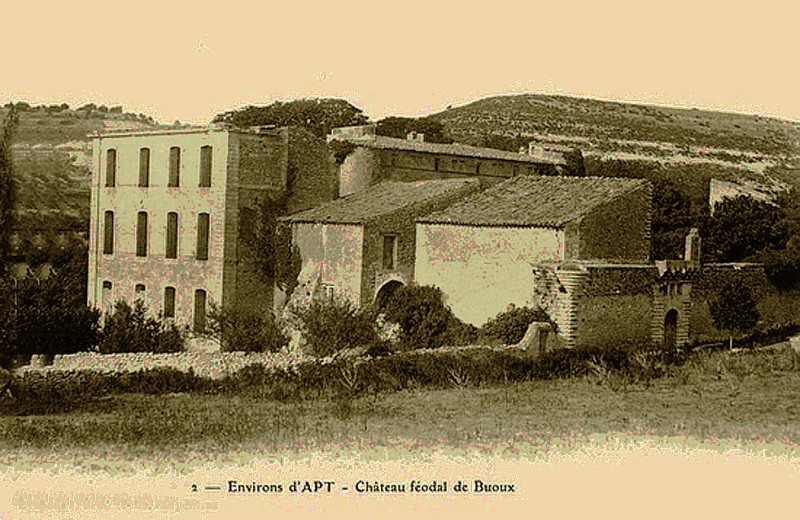 Carte postale ancienne Château féodal de Buoux