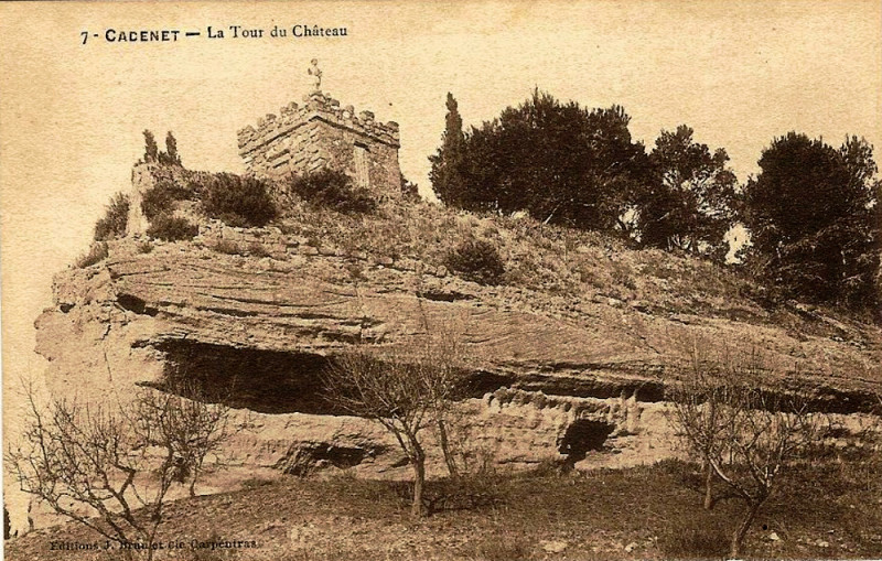 Carte postale ancienne Cadenet Château