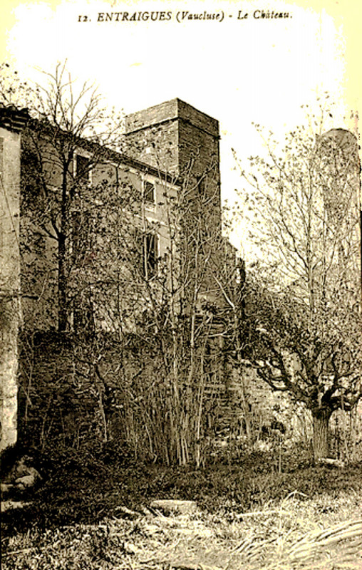 Carte postale ancienne Entraigues Le-Chateau