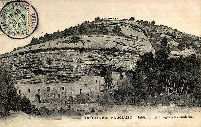Carte postale ancienne Fontaine-de-Vaucluse Bastide de la Baume