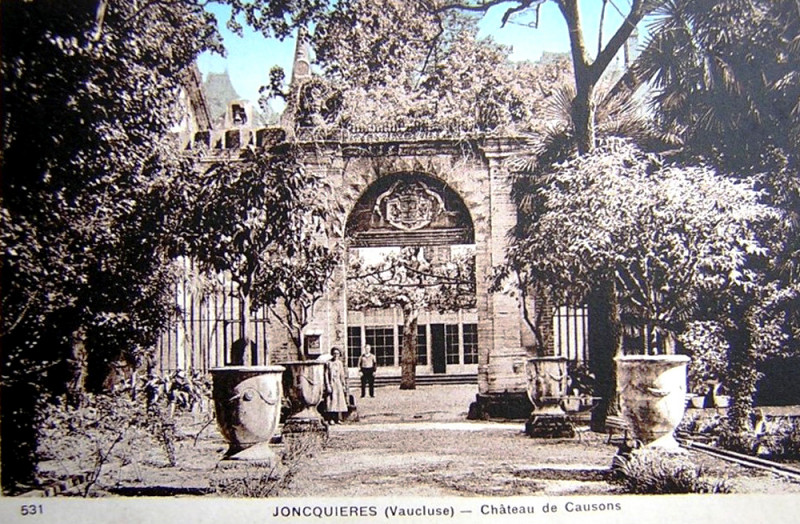 Carte postale ancienne Jonquières Château de Causans