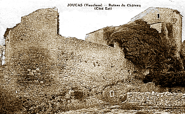 Carte postale ancienne Joucas le chäteau
