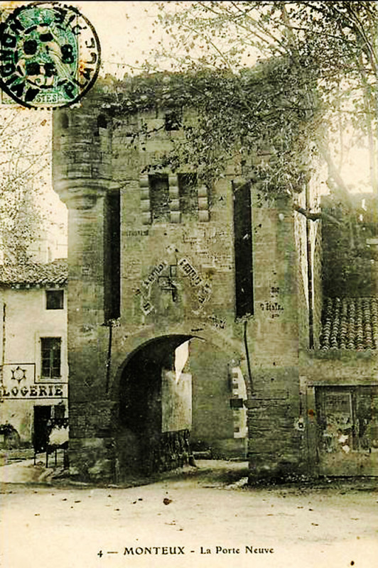 Carte postale ancienne Monteux Porte Neuve