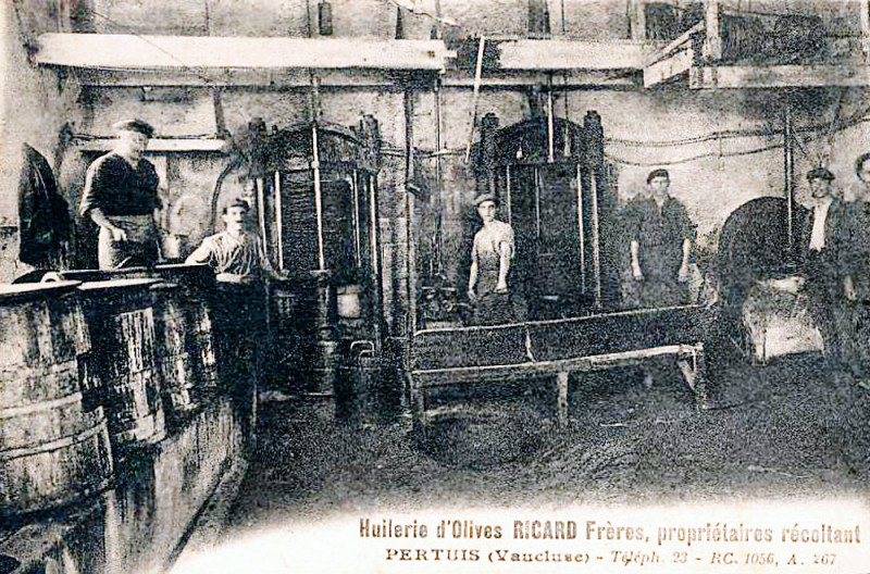 Carte postale ancienne Pertuis Huilerie d'olives