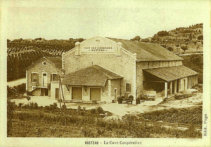Carte postale ancienne 84 Cave Rasteau 1930