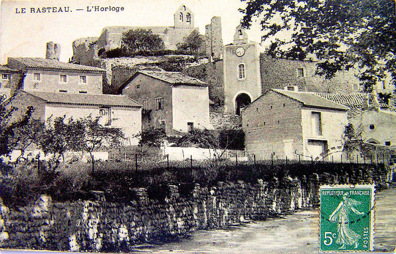 Carte postale ancienne Rasteau le village