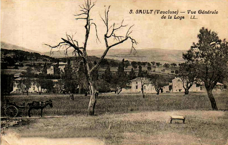 Carte postale ancienne Sault La Loge au début du XXe s