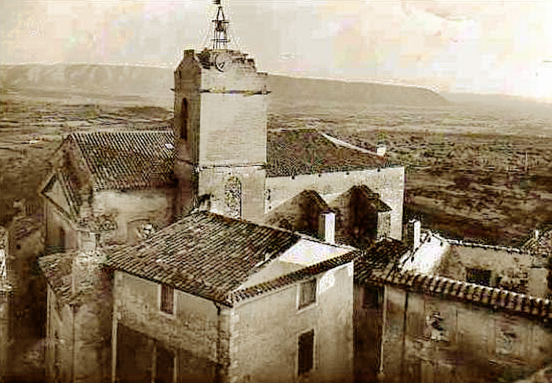 Carte postale ancienne Gordes Eglise